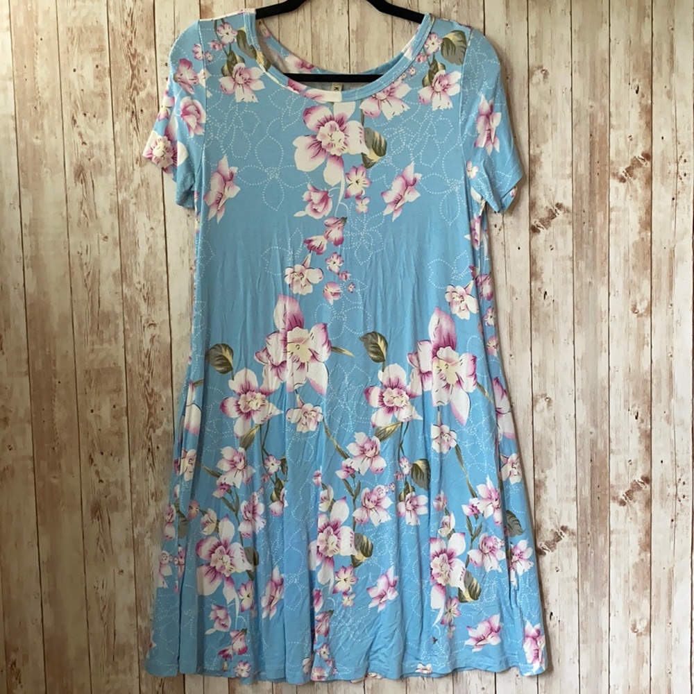 Japanese Cherry Blossom Floral Dress